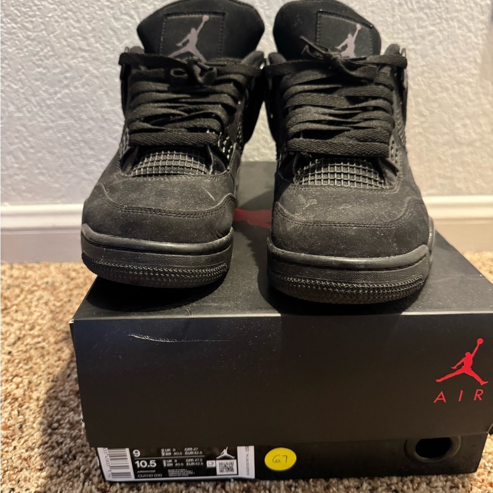 Jordan 4s Black Cat 🖤 GOAT Verified